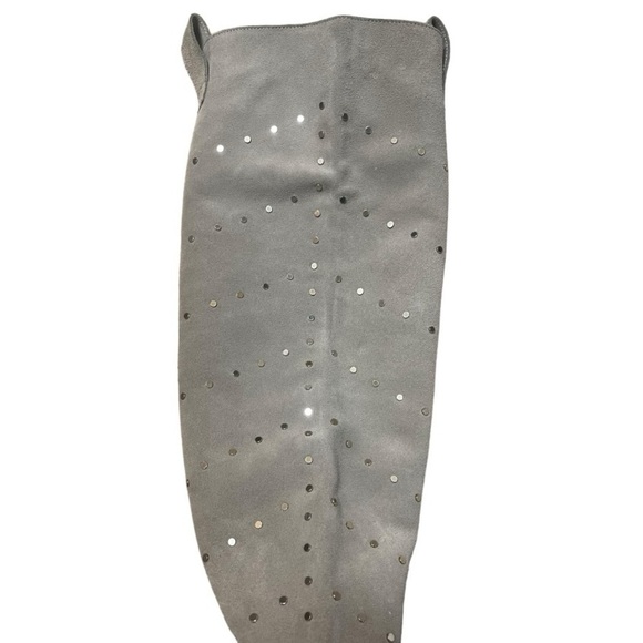 IRO Elgow Studded Suede Over-The-Knee Boots - Picture 10 of 12